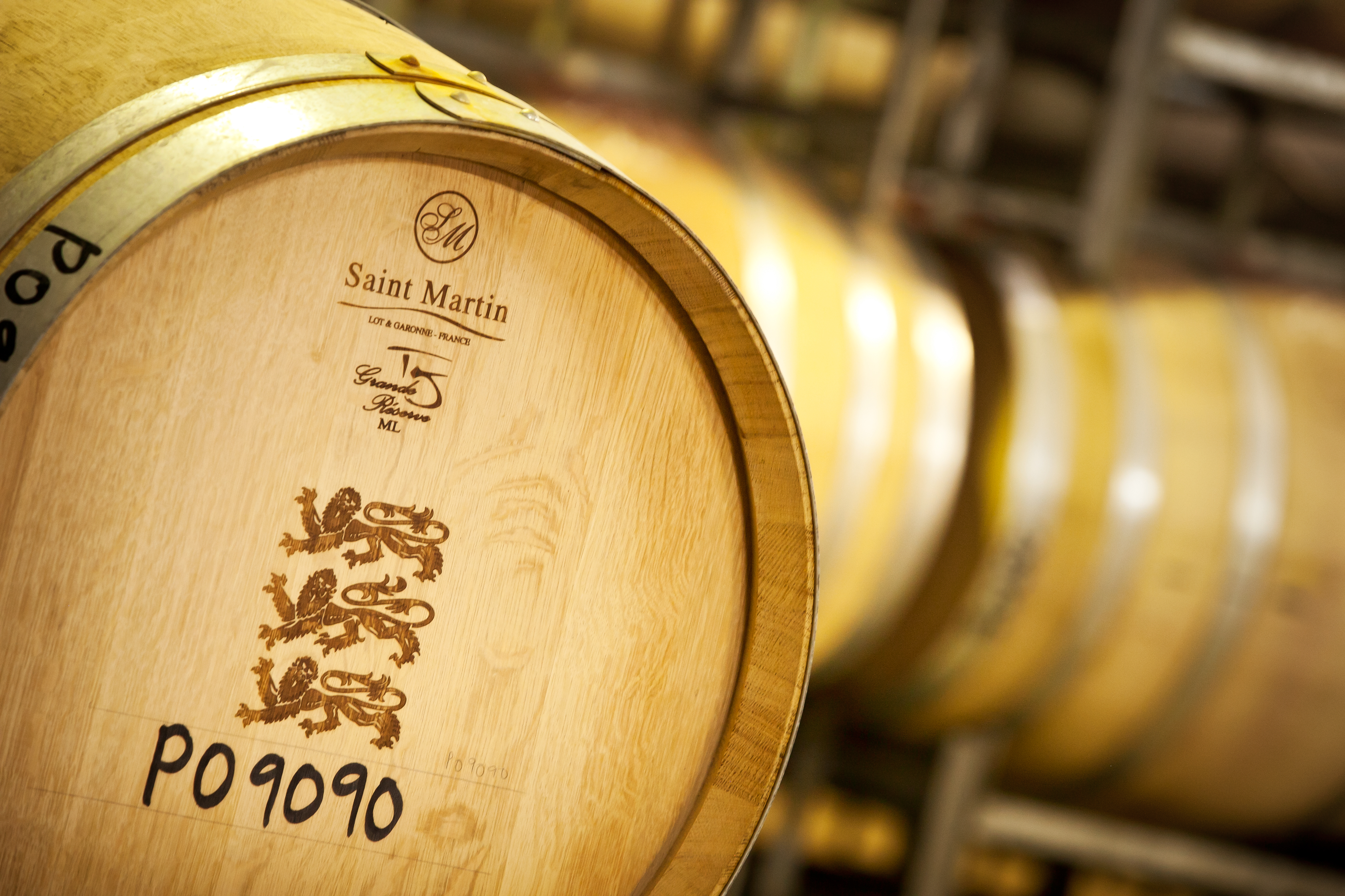 Wine barrels